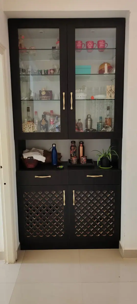 Crockery unit design by BNS Interiors, Bangalore – 4
