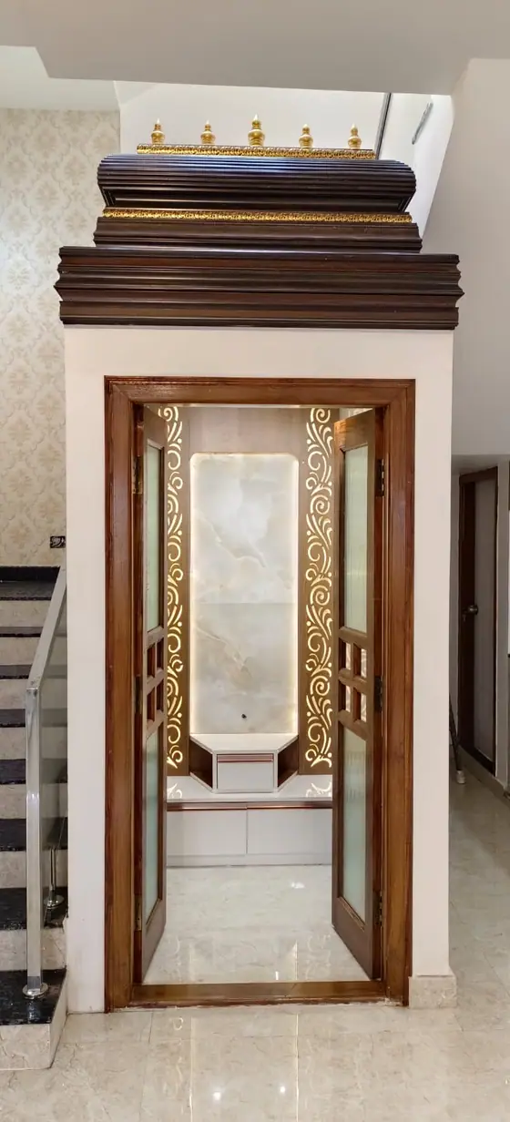 Pooja unit design by BNS Interiors, Bangalore – 1