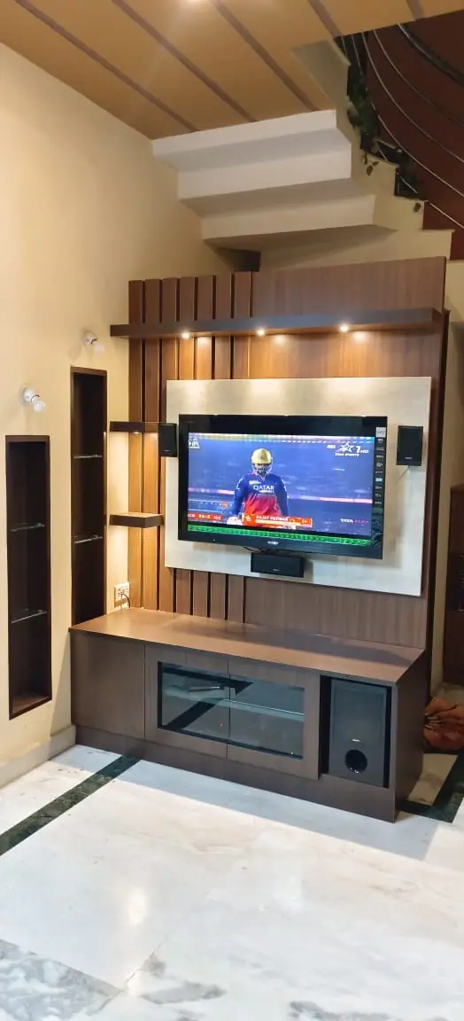 TV unit design by BNS Interiors, Bangalore – 4