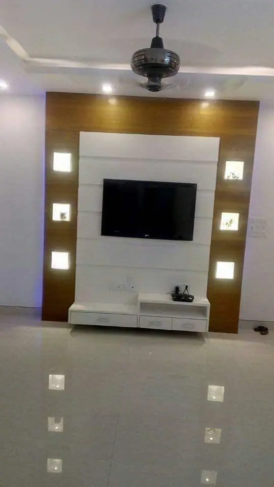 TV unit design by BNS Interiors, Bangalore – 5